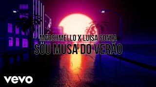 Смотреть клип Marshmello, Luisa Sonza - Sou Musa Do Verão (Visualizer)