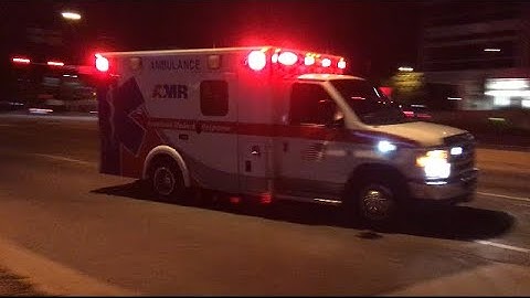 AMR Boulder responding to a passed out female