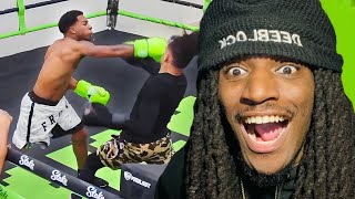 Davo Migo Reacts To Deshae Frost Vs King Cid Fight! Adin Ross Boxing Event