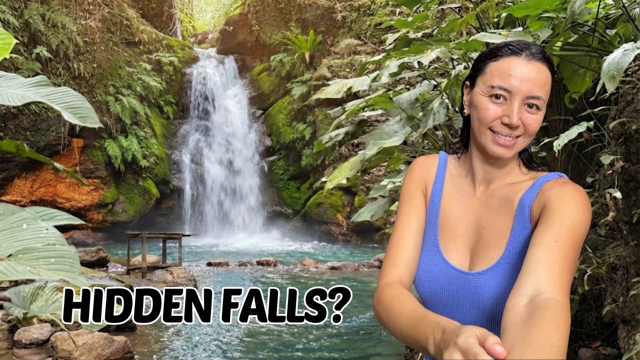 Мы обнаружили этот скрытый водопад, всего лишь прогуливаясь от нашей виллы!