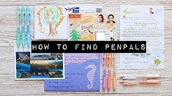 how to find pen pals || opening pen pal letters 