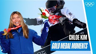 Chloe Kim's 🇺🇸 Gold Medal Moments!🏂🥇