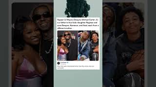 Rapper Lil Wayne (Dwayne Michael Carter Jr.) is a father to four kids