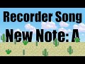 Recorder hero new note a