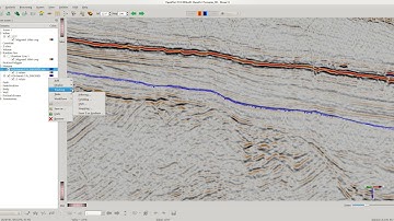 Resnap a 3D seismic horizon to an event in OpendTect