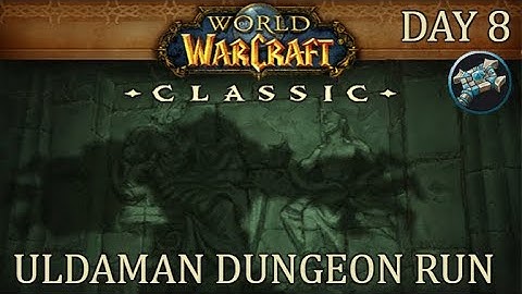Uldaman Dungeon Run | WoW Classic Gameplay | Priest Day 8 Leveling