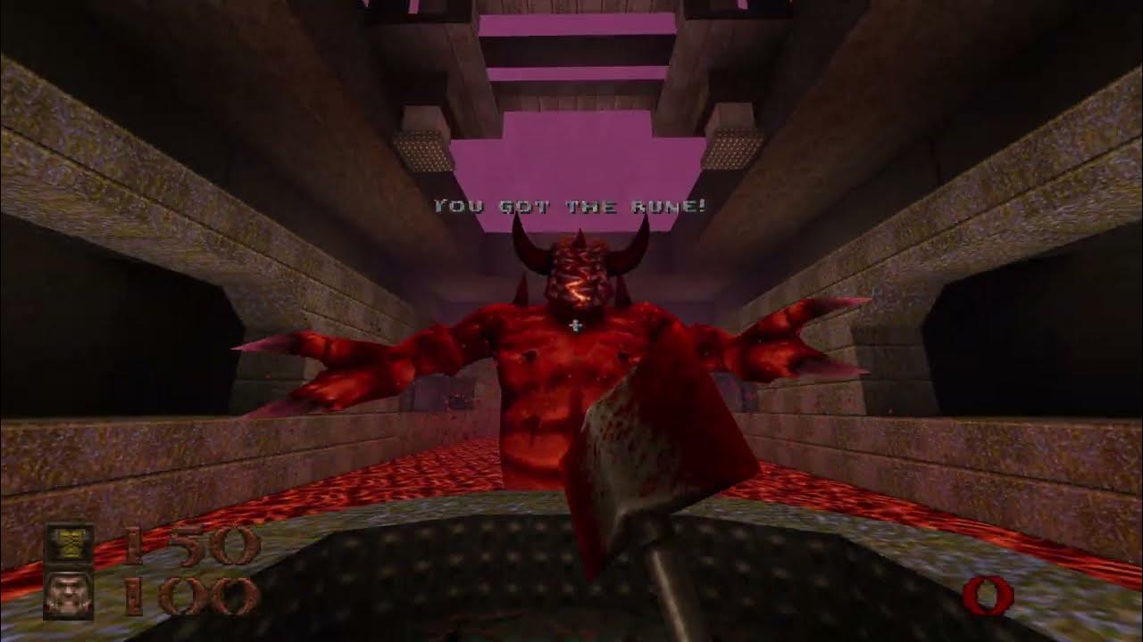 Quake Remastered E1M7 The House of Chthon Difficulty Hard (60 FPS