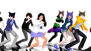 [MMD x Aphmau] Die Young| Dance battle
