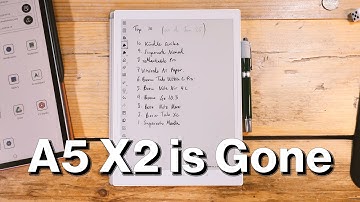 Geen SuperNote A5X2 meer