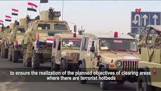 Egypt army's statements on 'Sinai 2018' operation_English