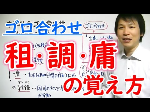 中学社会 ゴロ合わせで覚えよう まなびでお