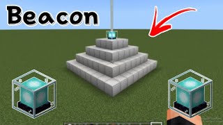 How To Make Fully Powered Beacon In Minecraft | Minecraft Tutorial