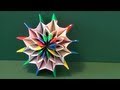 動く「花火」折り紙The "fireworks" which moves origami