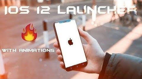IOS 12 Launcher on any android | with animations || by VIkzz Tech