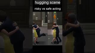 Risky vs Safe acting in The Sims 4 Get Famous