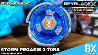 BX-00 STORM PEGASIS 3-70RA Review [Beyblade X Project X-Over]