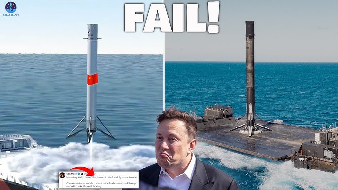 Disaster! China fund Billions Dollars on Copy SpaceX Rocket, Elon Musk laugh... - YouTube