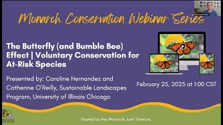 Feb 2025 MJV Webinar: The Butterfly & Bumble Bee Effect: Voluntary Conservation for At-Risk Species