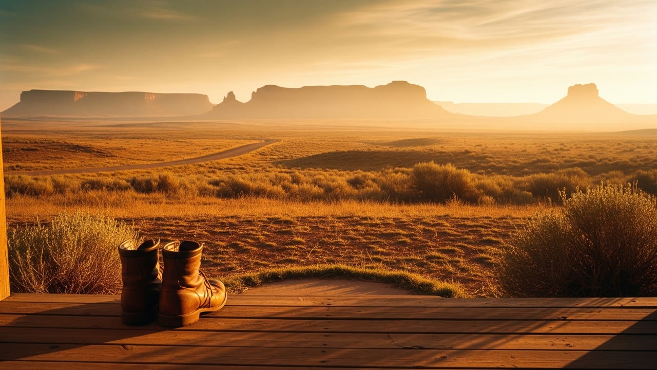 Thumbnail for the country song Sun-Drenched Porch Steps