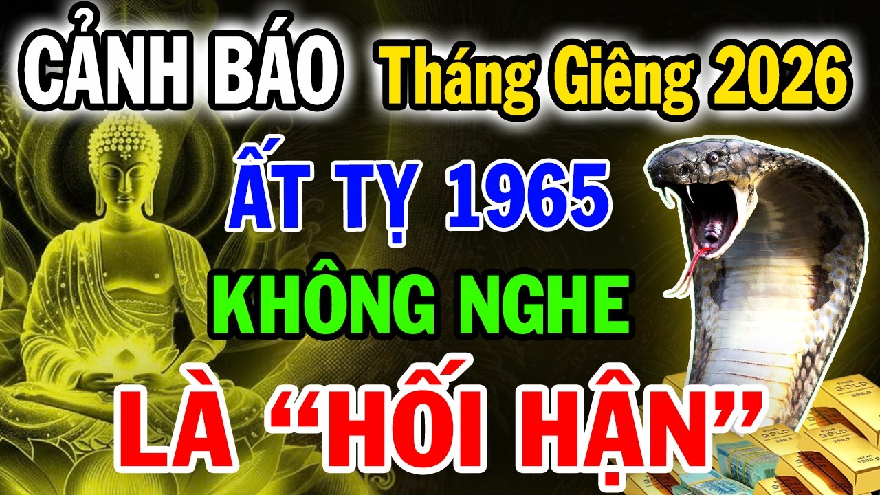 TIN SỐC ĐẦU NĂM: Ất Tỵ 1965 Tháng 1 Trả Nghiệp Âm, Bị Hại Ngầm Biết Muộn Hối Hận Cả Đời