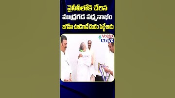 Mudragada Padmanabham Joins to Ysrcp #cmysjagan #mudragada #viralvideos #ysrcp #trending