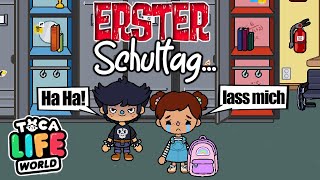 kleine SCHWESTER hat den 1️⃣.  SCHULTAG in TOCA BOCA (sie weint 😭) Toca Life World Story DEUTSCH