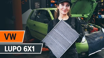 Hoe een interieurfilter vervangen op een VW LUPO 6x1 [HANDLEIDING AUTODOC]