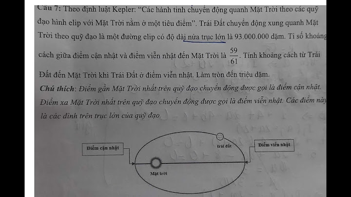 Bài tập về các định luật kepler có đáp án năm 2024