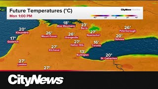 Warm conditions continue for rest of the long weekend