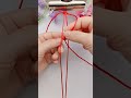 Acacia Red Rope Handmade Rope Knitting Tutorial Hand Rope Tutorial Rope Knitting Craft Sharing E