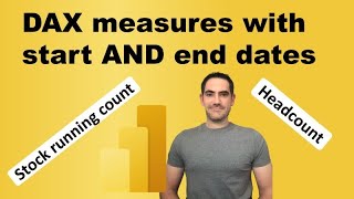 dax measure with start and end date for power bi