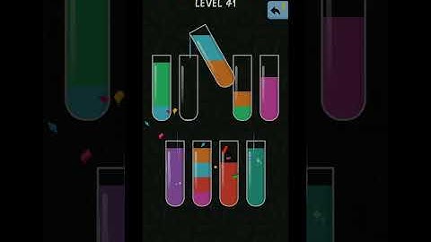Water Color Sort 🎯 Level - 41 🎯 #DangerAnkit 🎯 Android iOS gameplay