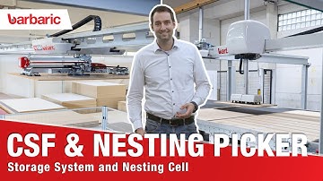 Barbaric CSF Panel Storage System & NST Nesting Picker @ Hüser Michels Carpentry