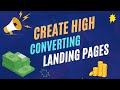 How to Create High Converting Landing Pages For CPA and Affiliate Marketing | Bangla Tutorial