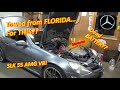 Towed from floridafor this benz slk 55 amg dead battery in 2 days