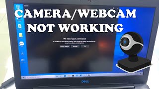 This video will show you how to fix webcam or camera not working on
dell inspiron, xps, alienware, g series, vostro, latitude pc. learn
camer...
