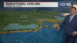 Sunday Science: Radiational cooling's impact on temperature