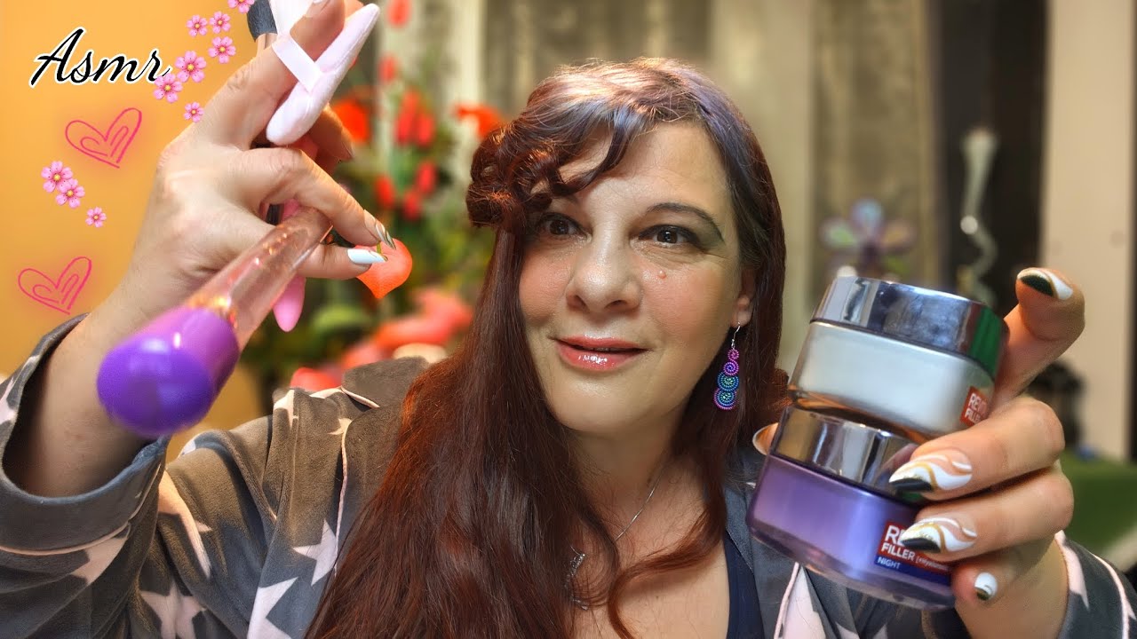 ASMR SK/CZ|Kamoška Ti ošetrí pleť🧴Šepkanie