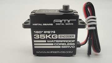 AMR Servos 35kg Standard size and 45kg Low Profile Speed Test Results.