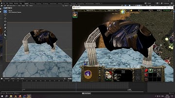 Warcraft III Morph Target animation (cloth simulation)