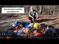 How to pack for a Winter expedition