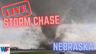 LIVE Tornado Outbreak Potential in Nebraska | Dangerous Supercell Storms | Storm Chasing