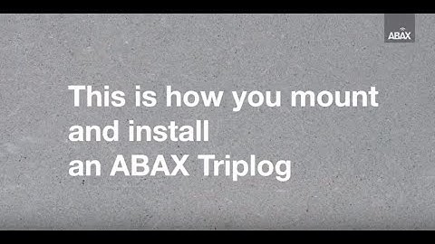 ABAX | How to mount and install an ABAX Triplog