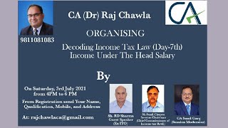 Webinar on income under the head salary