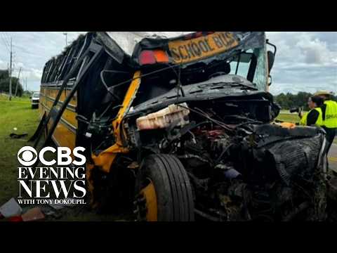 Video shows deadly school bus crash in Florida, 911 calls released