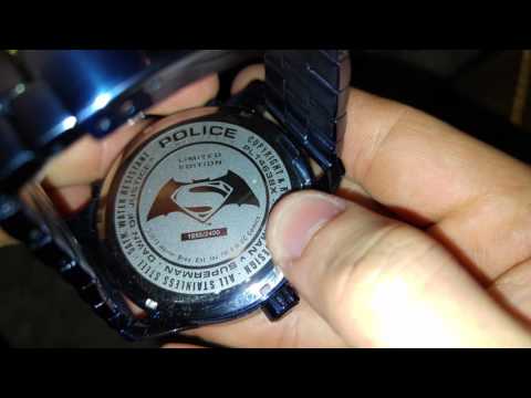 Batman v Superman Police Uhr Superman limited edition