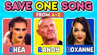 Pick One Delete Two! WWE Superstars Theme Songs A Z 💥⚡|  Rhea Ripley, Randy Orton, Ronda Rousey