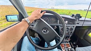 1986 Mercedes-Benz W201 190D - POV DRIVE