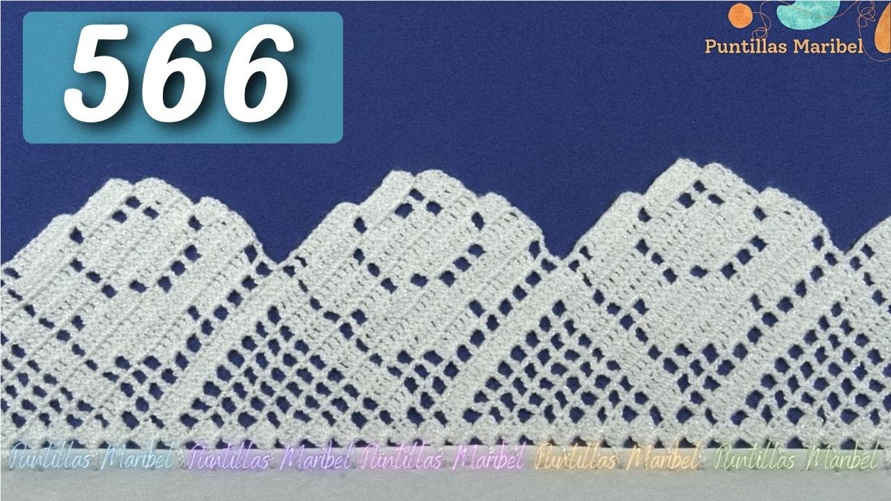 Puntilla 566 | 🌹 ROSAS 🌹 | Puntillas Maribel