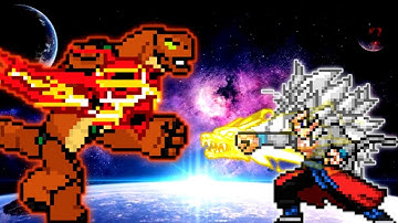 Young Ben 10 V3 (all form) (New) VS Xeno Goku V3 (all form) in Jump Force Mugen